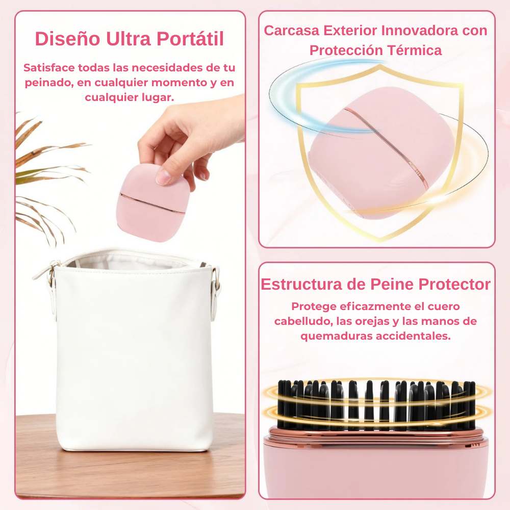 Milenor™ Mini Plancha de Pelo İnalámbrica
